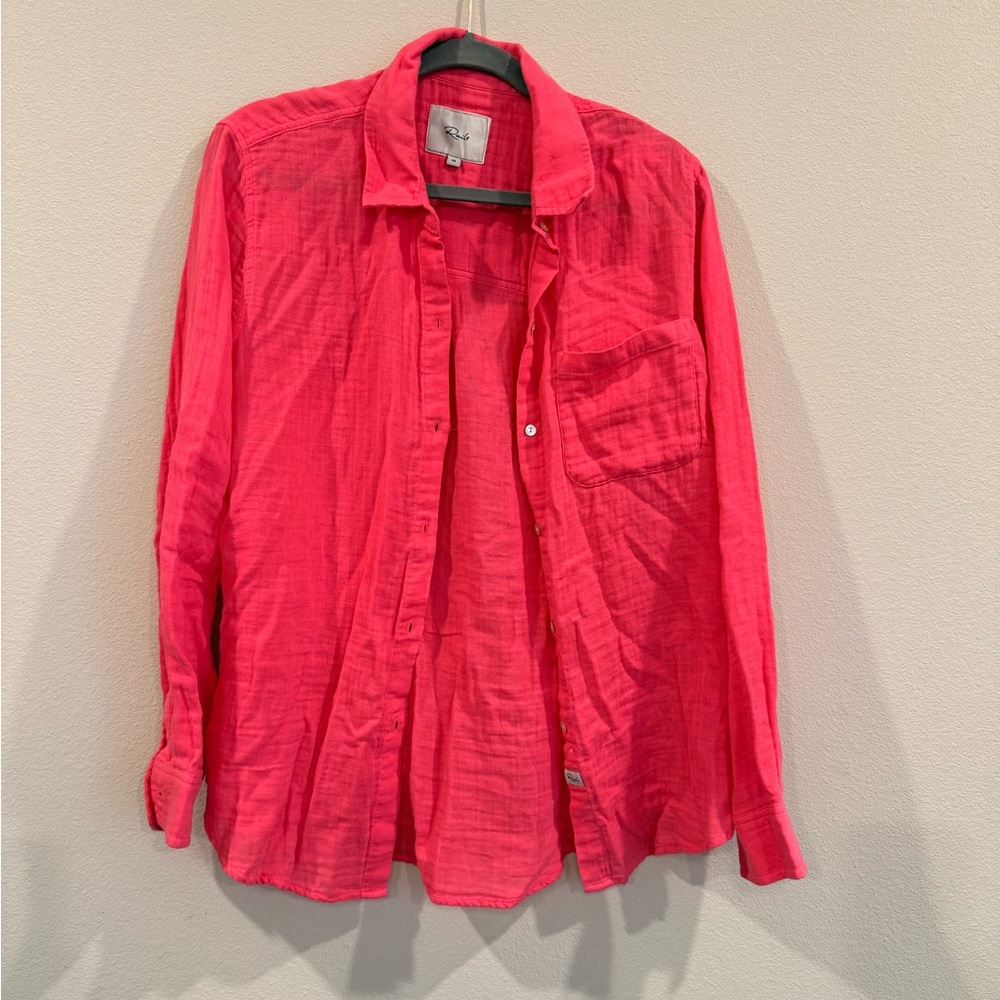 Rails Pink Button-Up Shirt - Picture 8 of 8